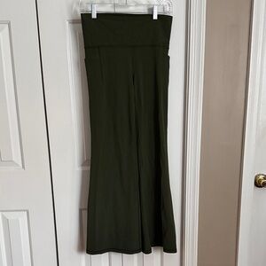 Athleta Olive Flare Pants